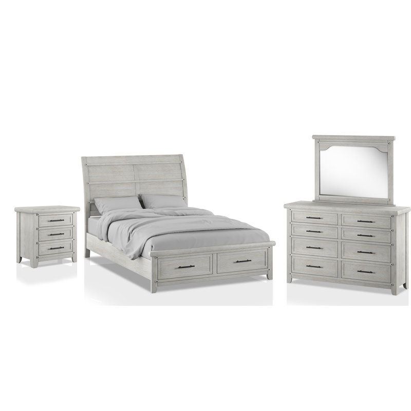 Ensemble de chambre configurable avec lit plateforme Amasa