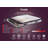 Ultra Firm Hotel Mattress, 47.2 x 78.7 x 9.8 inches | Knitted Fabric Cover, Hypersoft Foam, Multi Spring System, Memory Foam & Edge Support | Stylish White & Purple Decorative Quilted Design for Maximum Comfort-392425397