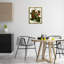 Strawberry Plant Study Grey Framed Floater Canvas Wall Art by Lettered and Lined-1493141609-1493141611