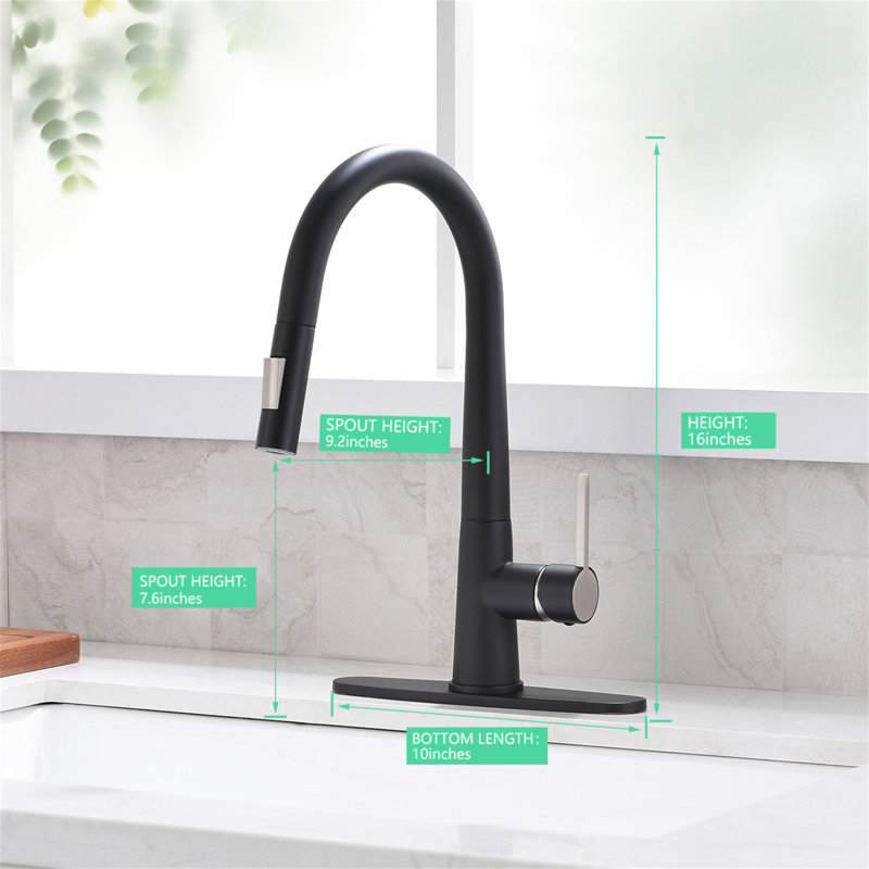 Pull Out Kitchen Faucet Black Kitchen Faucet Single Handle Kitchen Faucet
