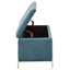 Baringer Velvet Upholstered Bench with Flip Top-1151232897