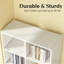 Bibliothèque compacte, présentoir attrayant, armoire ouverte
