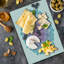 Planche à découper Ambesonne Mandala grande forme florale blanc rose et bleu