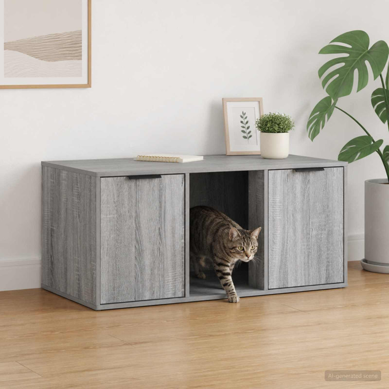 Litter Box, Grey Sonoma