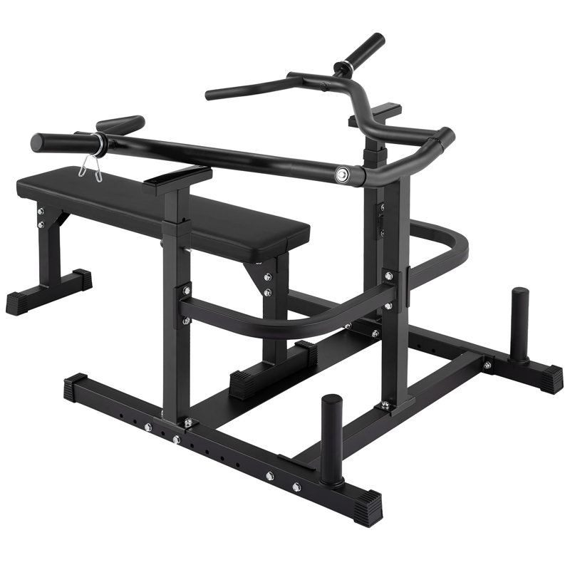 Machine à mettre la main sur le coffre avec bras accoudoirs indépendants et banc d'entraînement plat séparé, paliers lisses et silencieux, supports de support de sécurité, appareil d'entraînement multifonctionnel pour le gymnase à domicile