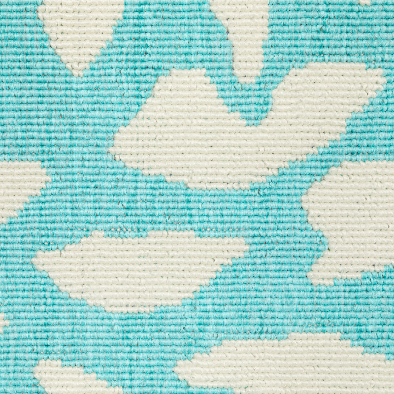 Tapis d'intérieur / extérieur floral Deltana, Tapis de couloir 2 pi 3 po x 7 pi 6 po