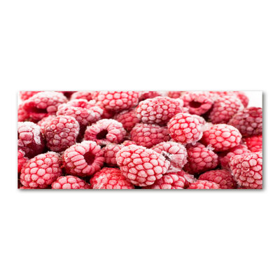 Frozen Raspberries - No Frame Print on Canvas