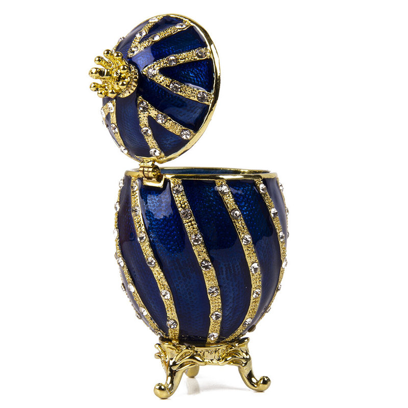 Boîte à bijoux rose, Bleu