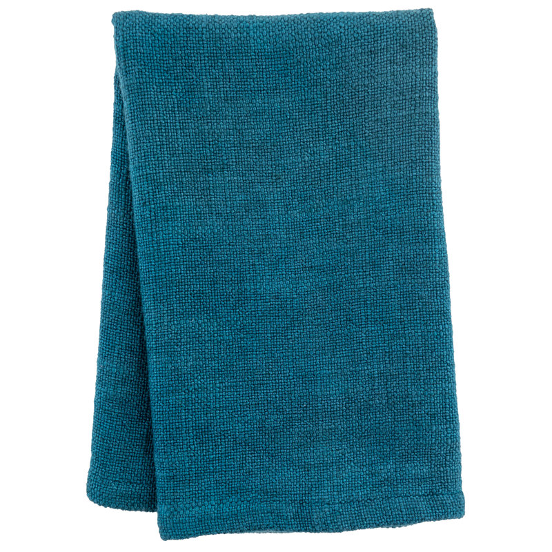 Ensemble de serviettes de table unies, Bleu; bleu sarcelle