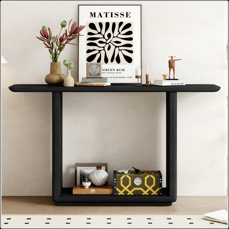 Console Mirod Elegant Minimalist, Noir