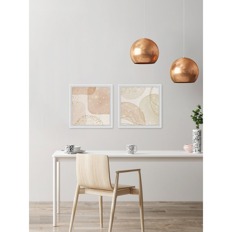 Green Fields by Marmont Hill - 2 Piece Single Picture Frame Painting Set, 45cm H x 45cm W x 3.81cm D