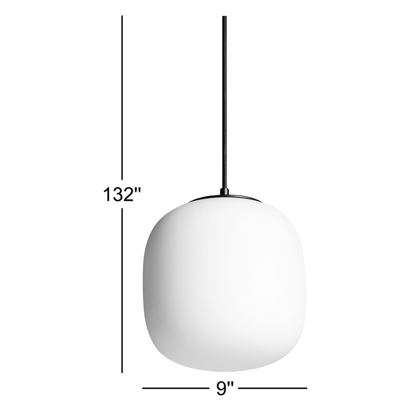 Midwinter 1 - Light Pendant, 10" H x 9" W x 9" D