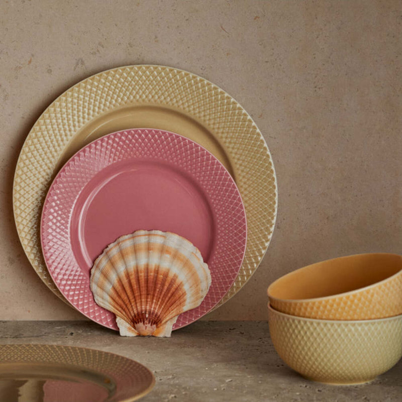 Rhombe Earth Porcelain Dinner Plate