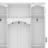Hall Tree With Bench And Dual Side Cabinets, All-In-One Hall Tree With Adjustable Shelves, Entryway Organizer With 7 Hooks-1874348692
