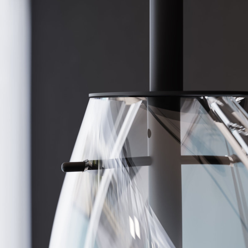 Cantina 3 - Light Pendant, Clear, 19.25" H x 36" W x 36" D