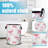 Bow Laundry Basket Laundry Hamper Collapsible Oxford Cloth With Handle Clothes Toy Storage Bin For Bathroom Laundry Room Bedroom