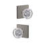 Custom Hobson Non-Turning Glass Knob with Collins Trim-29774509