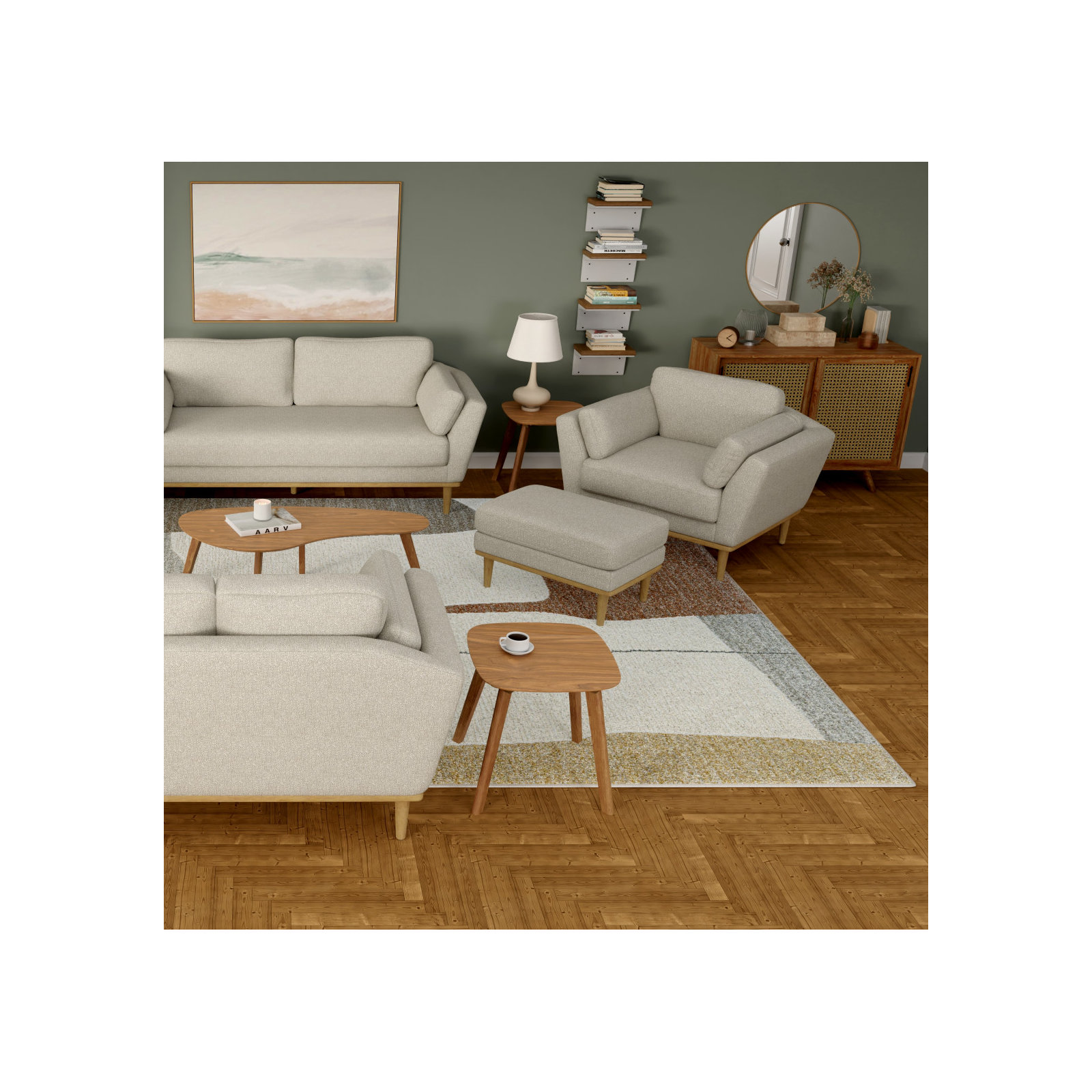 Rudi Upholstered Ottoman