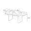 Table basse noire en bois massif