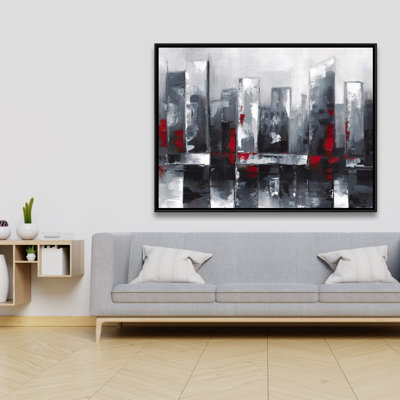 Abstract Cityscape Print On Canvas