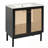 Bathroom Vanity with Sink, 2 doors and metal handles-1357592578