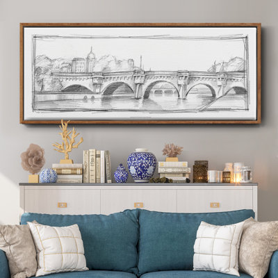 Pont Neuf- Framed Canvas