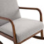 Fauteuil à bascule rembourré