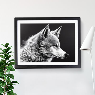 Spectacular Wolf - Framed Print