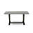 7-Piece Rectangle Solid Wood Top Dining Table with 6 Parson Chairs with Lattice Back-1512698000