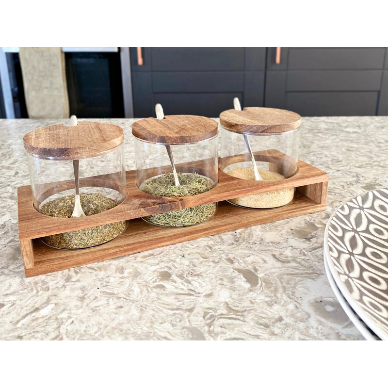 Glass Canister - Set of 3