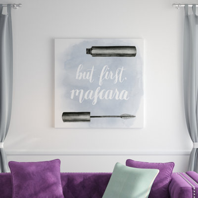 «Let's Makquillage III», art textuel sur toile