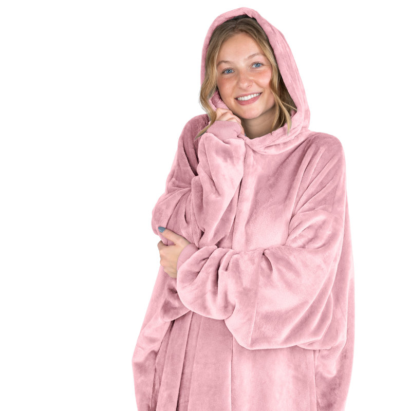 Couverture portable Bare Homey, Adulte, Rose clair