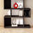 Black Minimalist Display Shelf Bookshelf