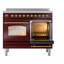 Cuisinière à induction 40 pouces avec 6 éléments à induction ILVE Nostalgie II Series (porte en verre)-1695305241