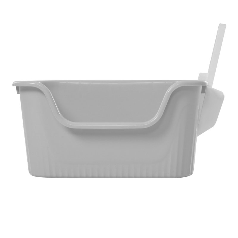 Avidan PP Litter Box with Scoop, Grey