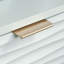 Table de chevet, finition blanche