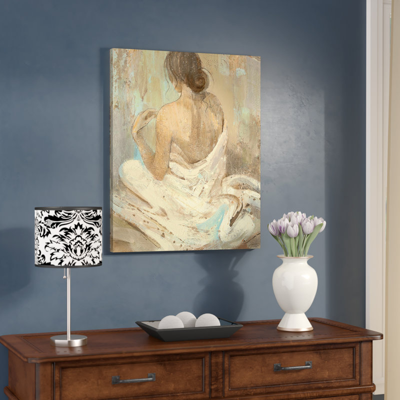 «Abstract Figure Study II», reproduction d'art, H 20 po x l 16 po, Toile tendue, Sans cadre