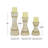 11.85'' H Wood Tabletop Candlestick-1749931946