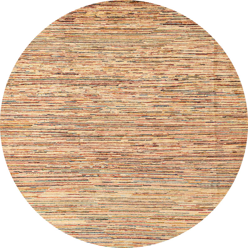 Tapis abstrait moderne 1836, Rond 5 pi