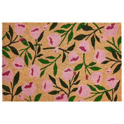 Non-Slip Floral Indoor / Outdoor Doormat