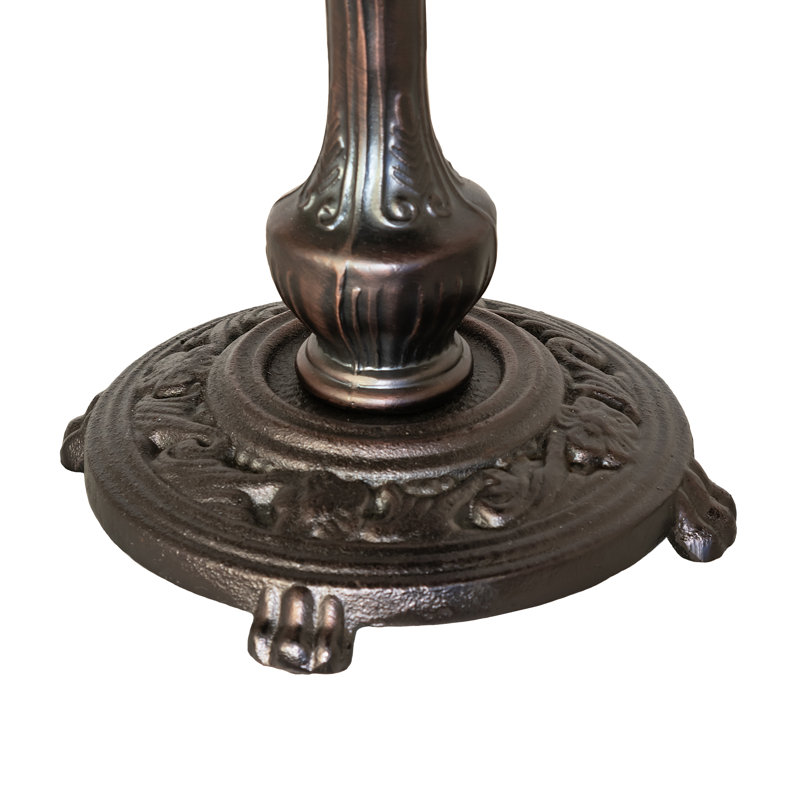 20" High Tiffany Rosebush Bridge Arm Desk Lamp