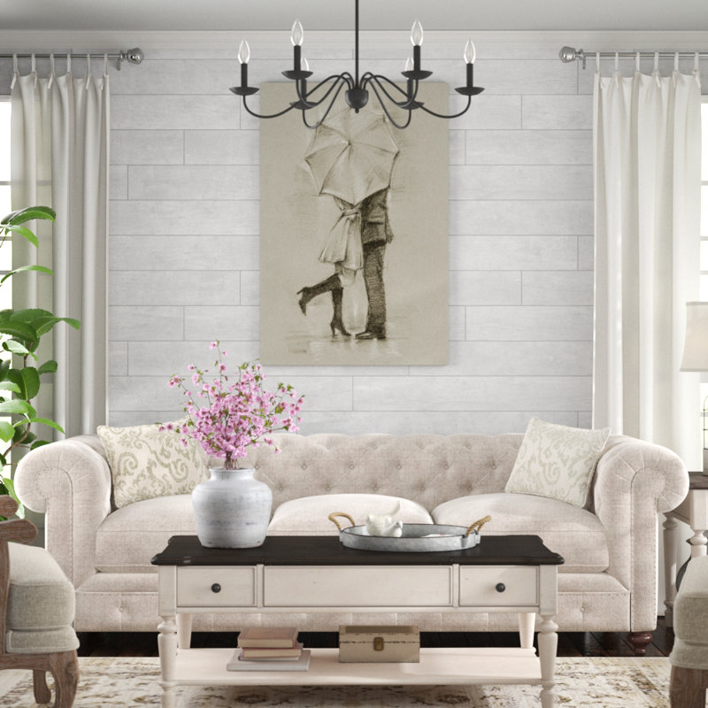 Rainy Day Rendezvous III by Ethan Harper - Print, 122cm H x 81cm W, Wrapped Canvas