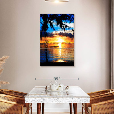 Blue Sunset Paradise