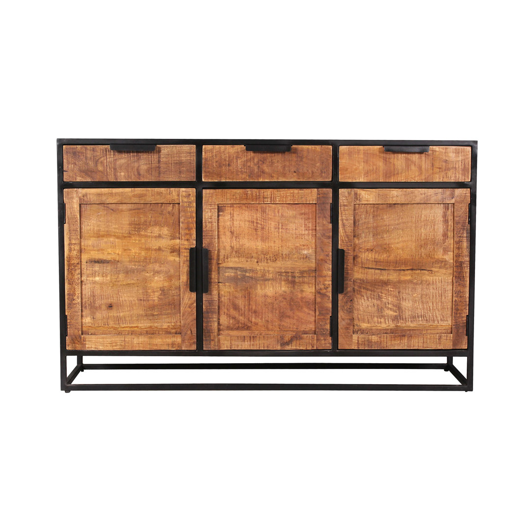 Sideboard Hendershot aus Massivholz 140 cm