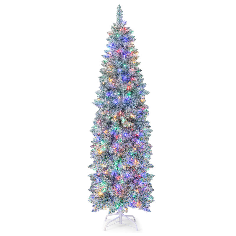 Lighted Artificial Christmas Tree, 6'