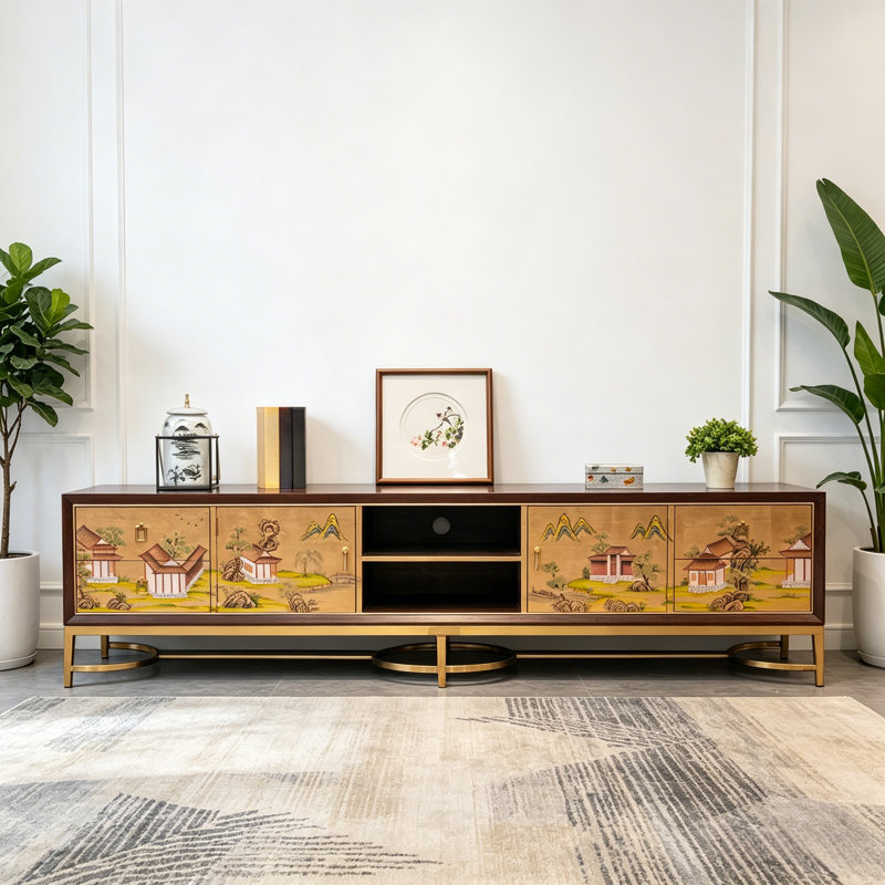 Creative Painted TV Stand