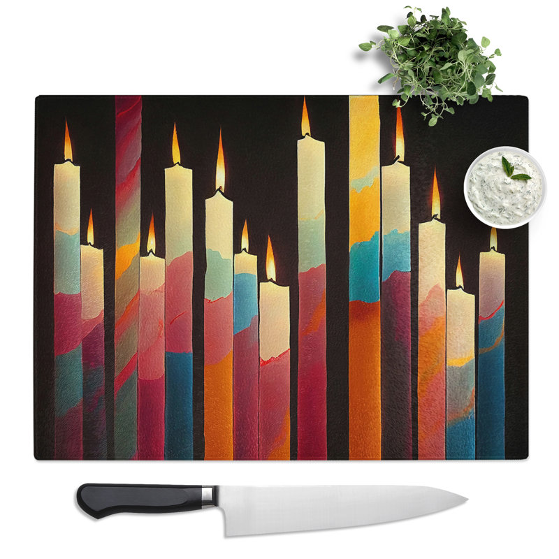 Candle Art Vol.3  Glass Chopping Board