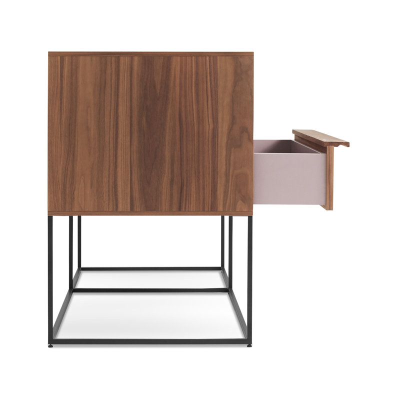 Rule 58'' W Console Table, Walnut