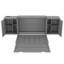 Lit escamotable avec tablettes, armoires et ports USB, cadre de lit escamotable-256840585-256840598