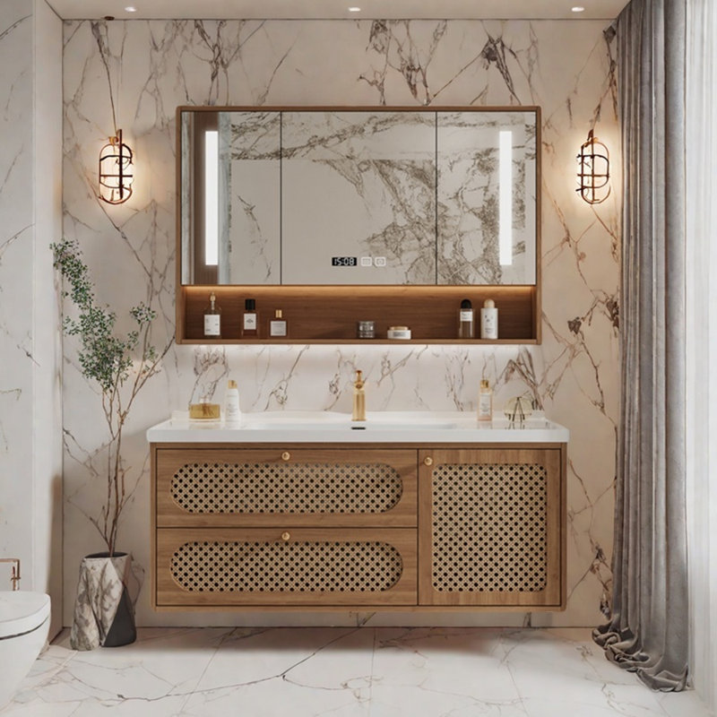 Minimalist light luxury bathroom cabinet
